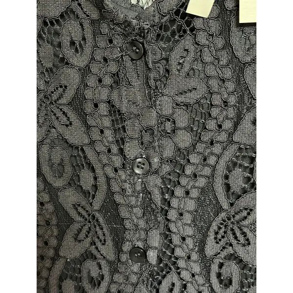Lovestitch Black Love Letter Lace Mini Dress size Small NWT - Image 6