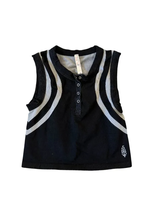 FREE PEOPLE Movement Black Active Top Size M/L - Image 5