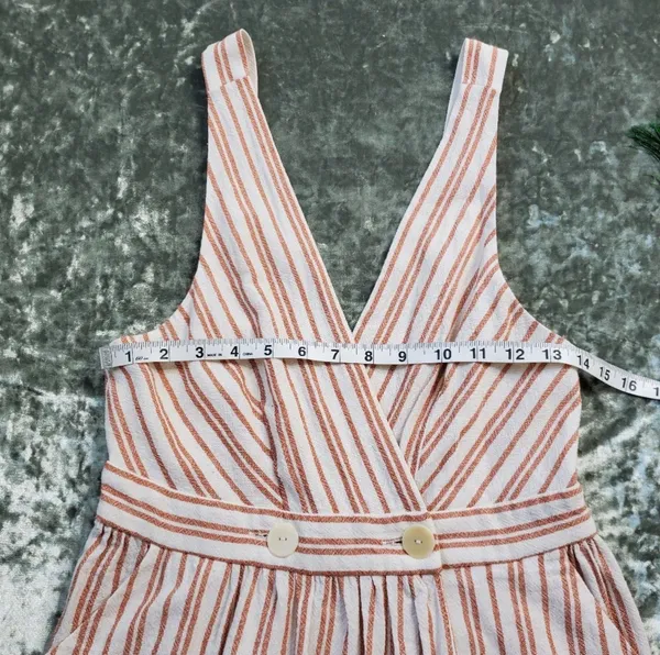 Striped Wrap Dress TRF Collection - Image 4