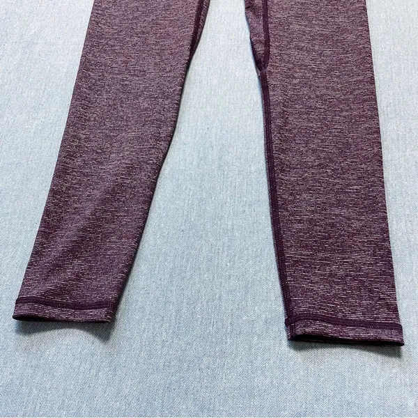 Born Primitive Heather Tights Size S Burgundy Heather Gym Workout Active - Image 4