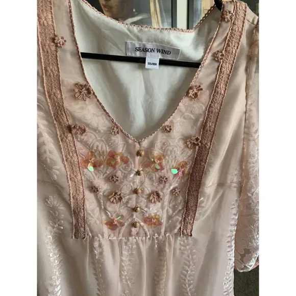 Short‎ pink season wind dress size medium - Image 6