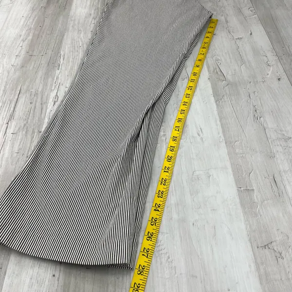 L.L. Bean Favorite Fit Curvy Striped Cotton Straight Leg Pants Hemmed 6T - Image 9