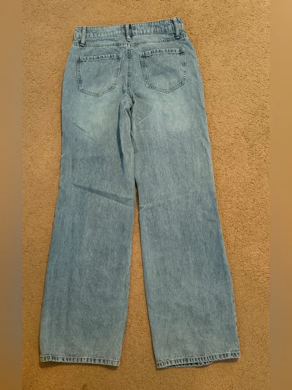 Harper Heritage wide-leg denim jeans - Image 2