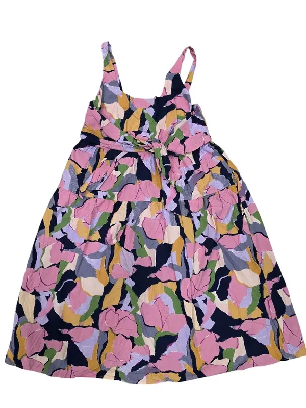 Floral Sleeveless Tiered Midi Dress With Adjustable Straps Plus Size no tag - Image 2