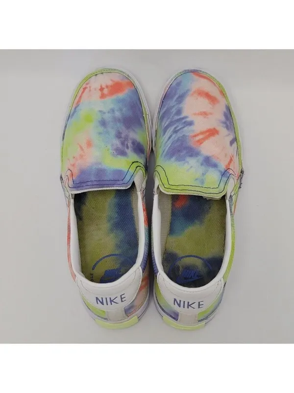 Nike Court Legacy Women’s Slip-On Tie Dye Sneakers CZ1752-900 Size 7.5 - Image 3