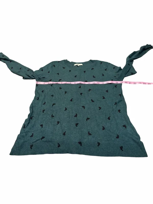BASS green rabbit sweater - Image 3
