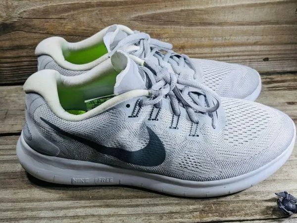 Nike Womens Free Rn 2017 880840-010 Gray Running Shoes Sneakers Size 9.5 - Image 4