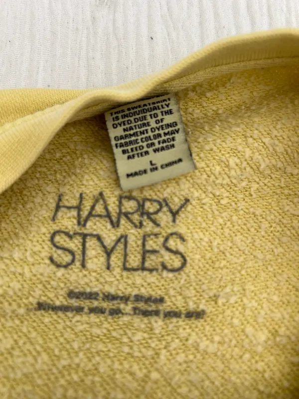 Harry Styles Love on Tour Yellow Crewneck - Image 2