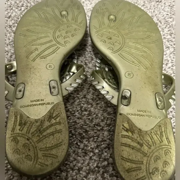 Jack Rogers Georgica Jelly Flip Flop Size 8 - Image 2