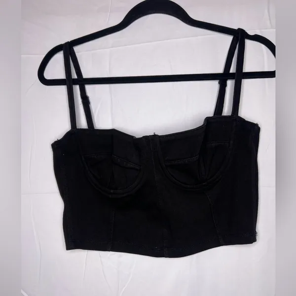 Good American Sculpt Bustier - Black (Medium) - Image 3
