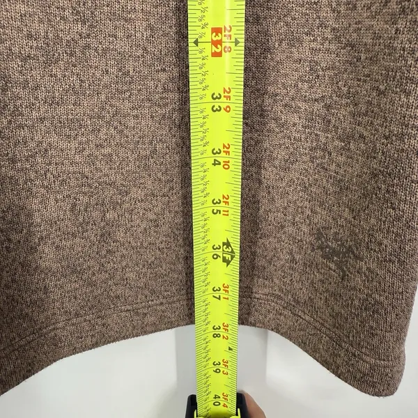Arcteryx Laina Sweater Dress Above Knee Mock Neck Womens Size S Brown Minimalist - Image 7