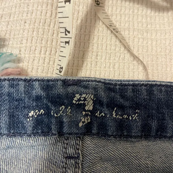 VTG Y2K 7 for all Mankind Classic Blue Women's Jeans Low Rise BootCut - Image 13