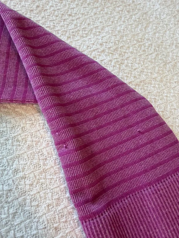 Lululemon Swiftly Tech Long Sleeve Shirt Purple Stripe - Image 4