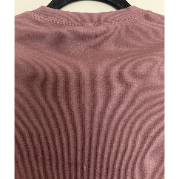 Vuori Pose Fitted Tee Cropped Short Sleeve Mauve Women's Size XS - Image 4