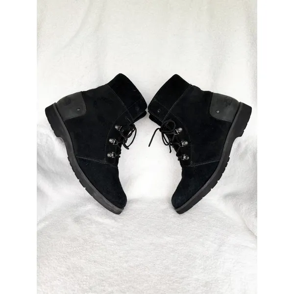 The North Face Ballard Lace II Suede Boots Black Combat Womens 8.5 - Image 6