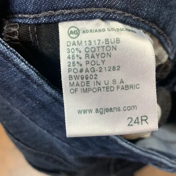 Ag Adriano Goldschmied The Ballad Slim Boot Dark Wash Jeans - Image 4
