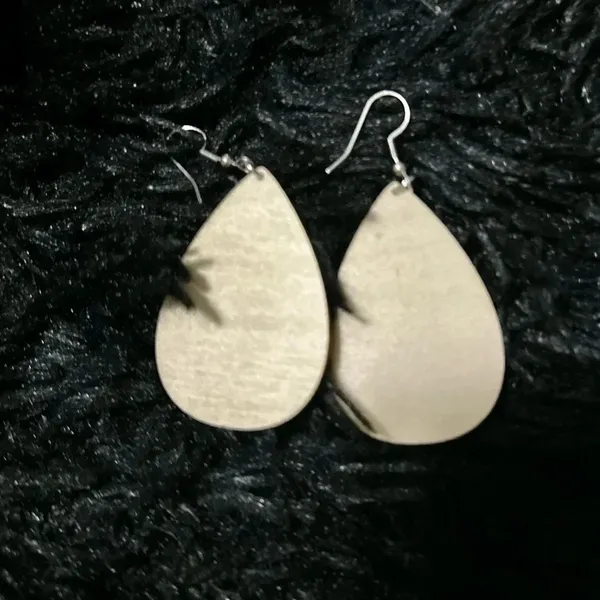 Handmade Thanksgiving‎ drop earrings Orange - Image 3