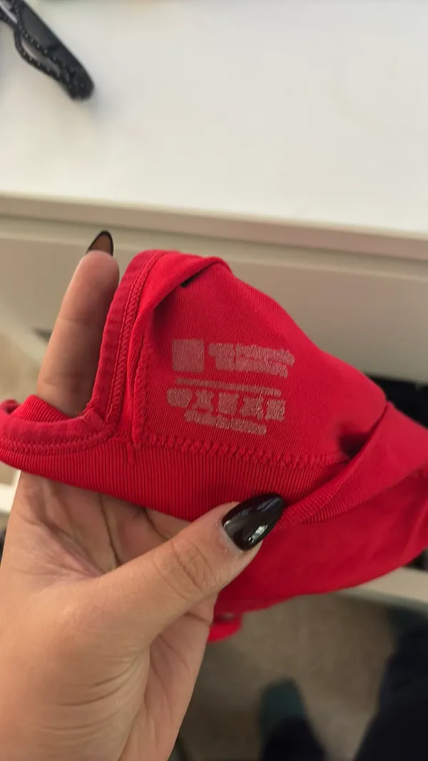 Red Cross back sports bra - Image 3