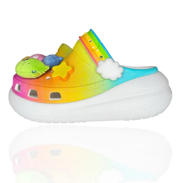 M 5 / W 7 - RARE Crocs Care Bears Clog‎ Multicolor Light Up Brand New - Image 5