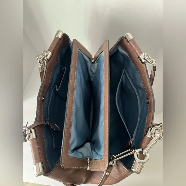 Coach Brown Leather Women's Bag - Image 10