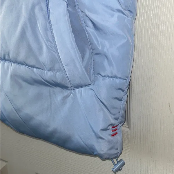 Urban Outfitters BDG Pia Sleeveless Blue‎ Zip Puffer Vest Small Back to School - Image 6
