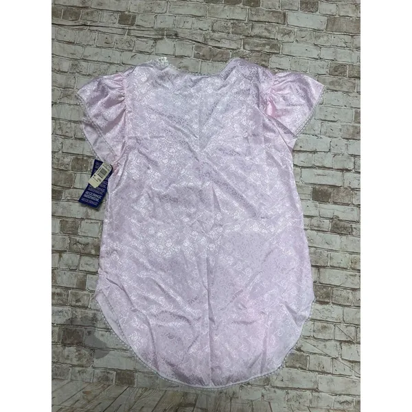 Vintage Lily of France Night Gown Nightie size Medium Pink Lace‎ NWT - Image 6
