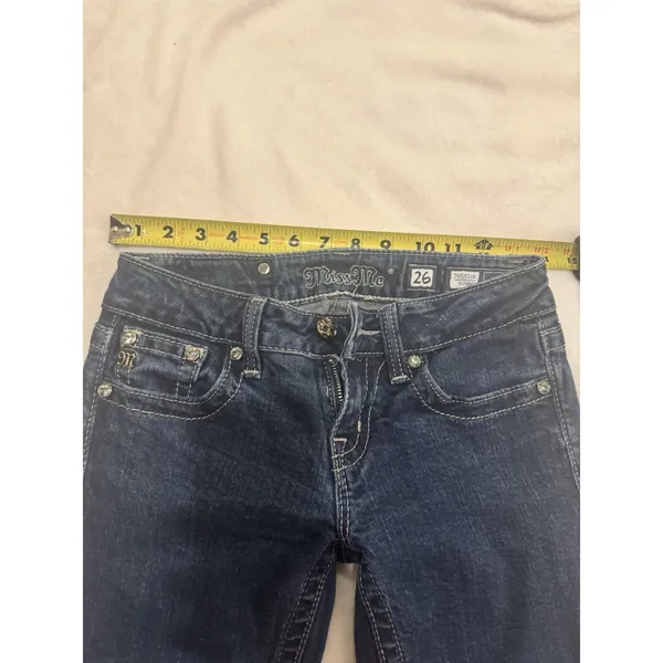 MISS ME Denim Women's JS5151SR SKINNY Low Rise Skinny Blue Jeans Size 26 - Image 16