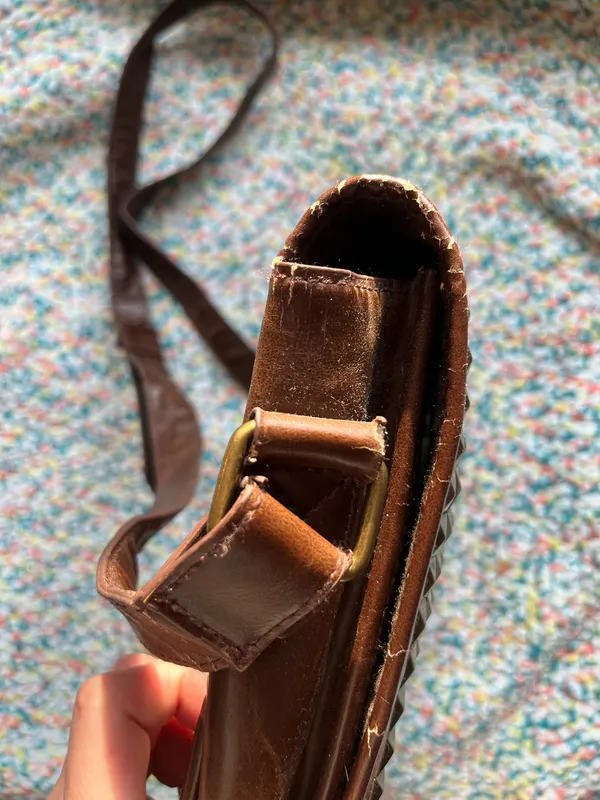 Urban Outfitters Ecote studded brown messenger bag - Image 8