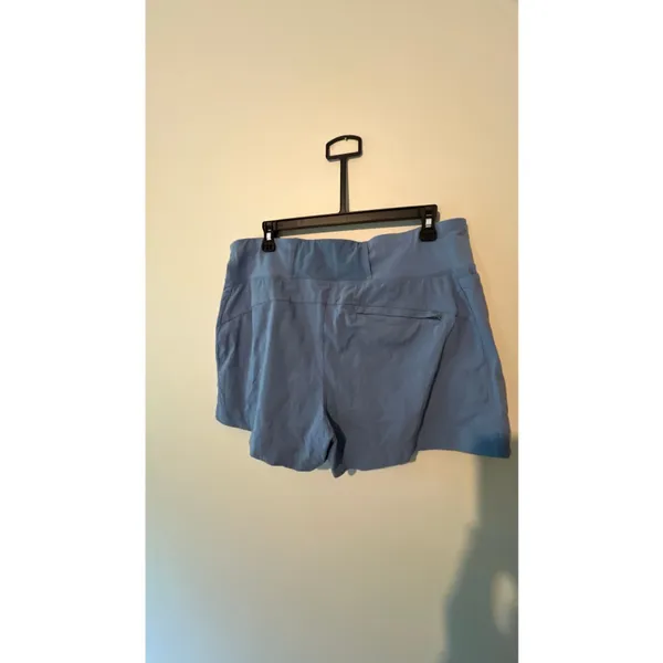 Athleta Trekkie North Mid-Rise Hiking Shorts Women’s Size 14 Blue Athletic - Image 4