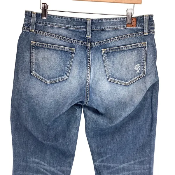 FRX‎ Bootcut Jeans Size 32 Medium Wash Stretch Boot Cut Blue - Image 6
