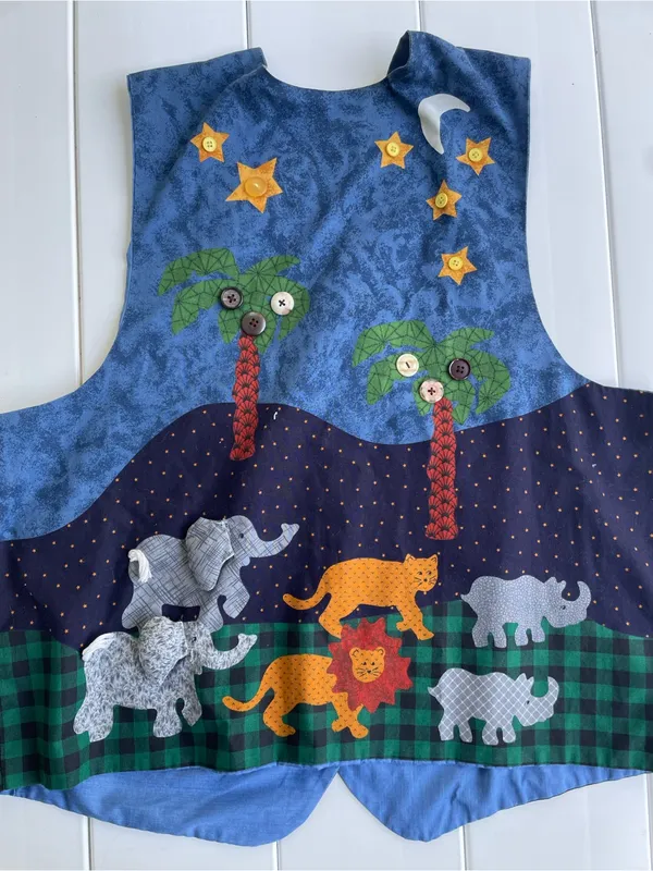 Unbranded Noah’s Arc Button Up Vest, Size XL - Image 5