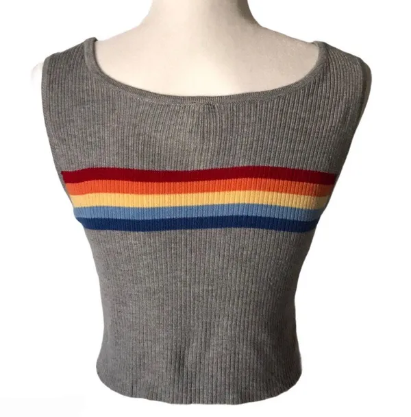 I love it Knit Crop Top - Image 4