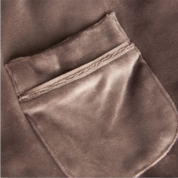 Skims Velour Button Up Sleep Top - Image 4