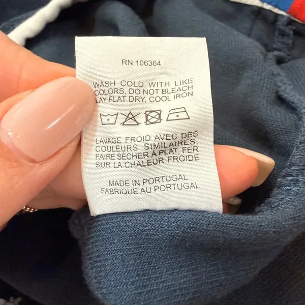Kule The Serena Romper Navy Blue Terry Cloth Sleeveless Half Zip Size XS - Image 8