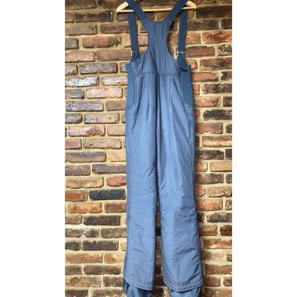 FERA Vintage Gray Insulated Winter Snow Bibs Snow Suit Women's Size 14 - Image 9