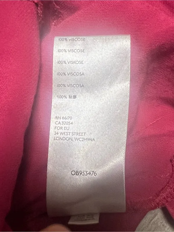 Anthropologie Fuchsia Pink Midi Slip Dress - Image 6