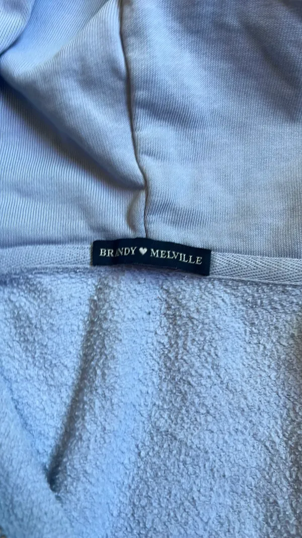 Brandy Melville Blue Hoodie - Image 2