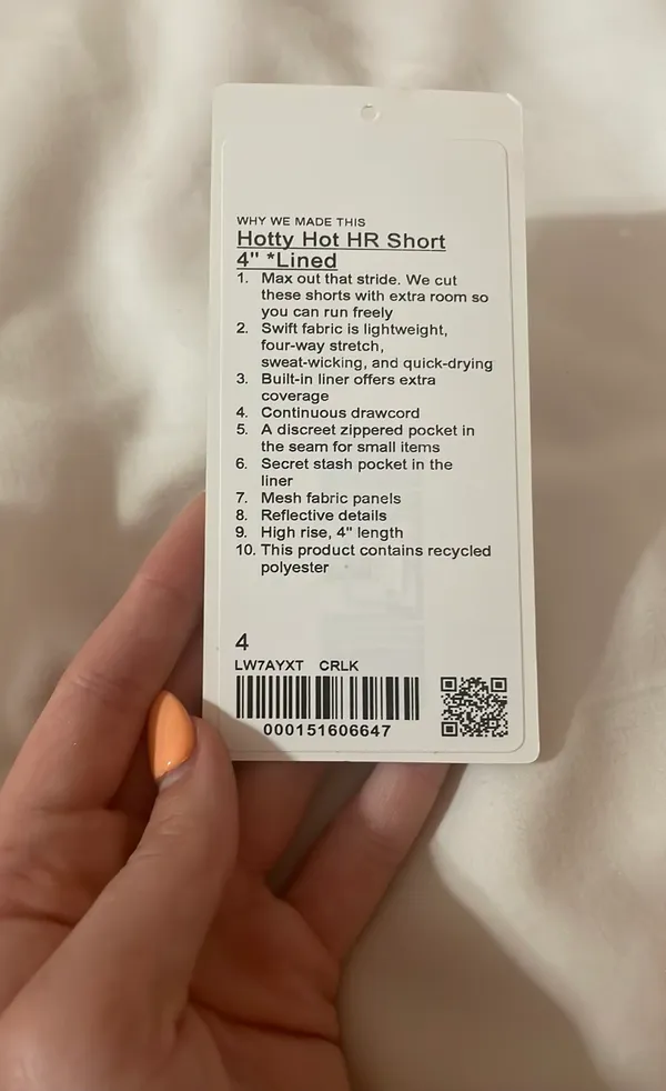 Lululemon Hotty Hot Shorts 4” - Image 4