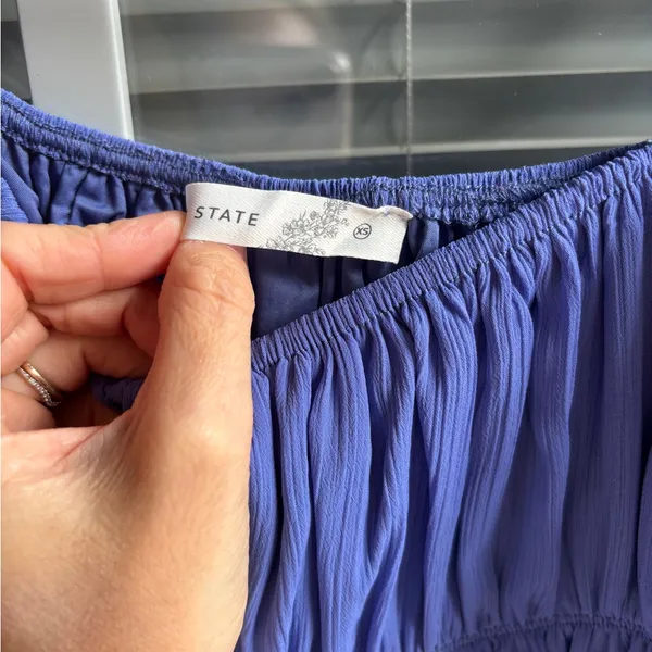 Blue Altard State crop top - Image 3