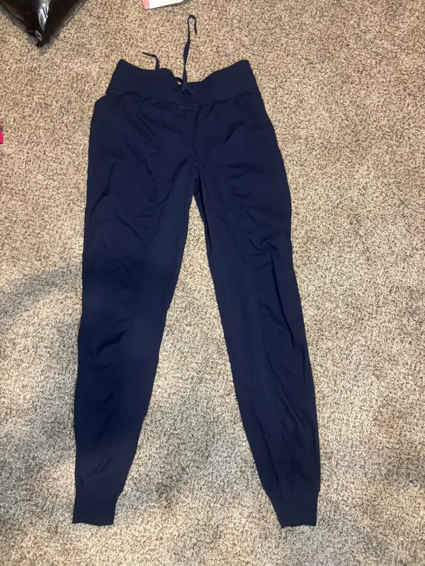 Navy Blue Lululemon Dance Studio Joggers 4 - Image 4