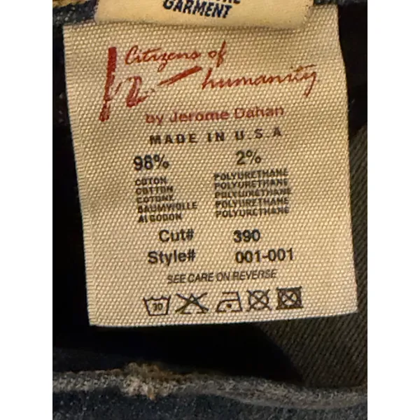 Citizens of Humanity Kelly 001 Low Rise Bootcut Jeans Blue Size‎ 29 USA Y2K Crop - Image 6