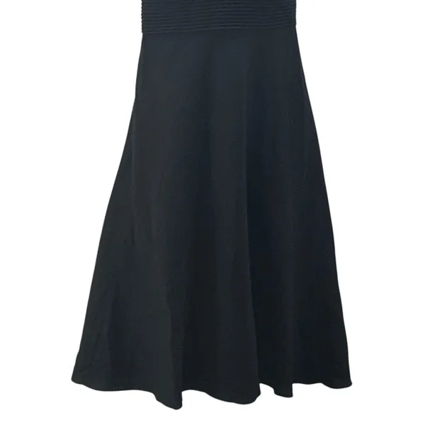 J McLaughlin Linen Faux Wrap‎ Dress Black 2 - Image 6