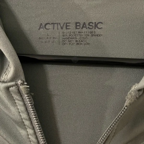 Active Basic Athletic Zip Up - Image 3