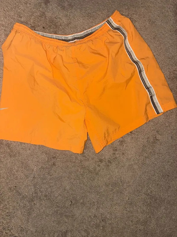 Vintage Nike Swim Orange Trunks - Image 3