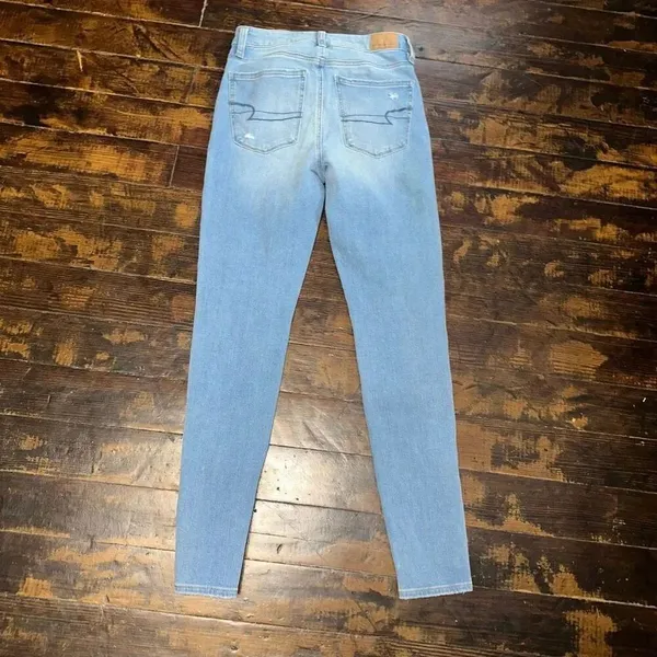 American Eagle distressed 2 super high rise jeggings - Image 3