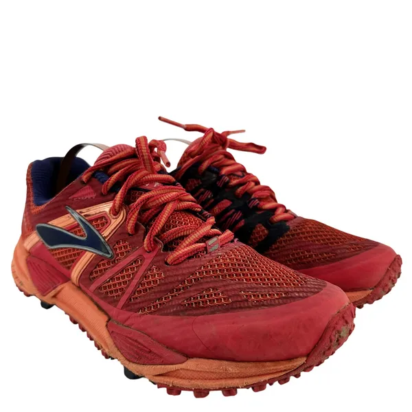 Brooks Cascadia 10 Trail Running Shoes BioMoGo DNA Flamingo Creamsicle 6 - Image 2