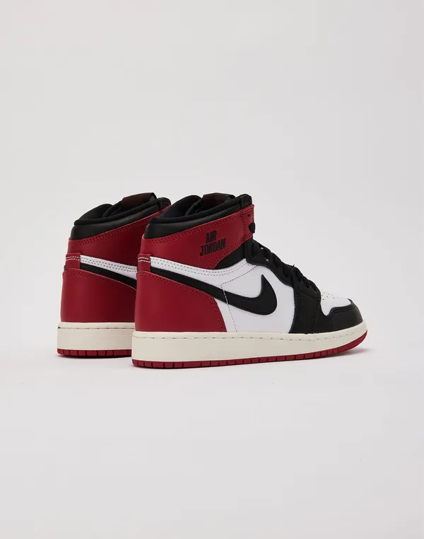 Nike Jordan Air Jordan 1 Retro High OG GS Black White Varsity Red FD1437-106 Youth 6Y - Image 10