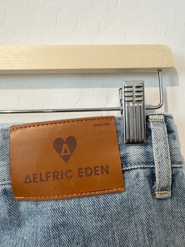 Aelfric Eden Cinched Bow Jeans Size 30 Baggy Wide Leg Streetwear Cyber Grunge - Image 10