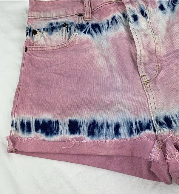 Jean shorts Pink Size M - Image 2