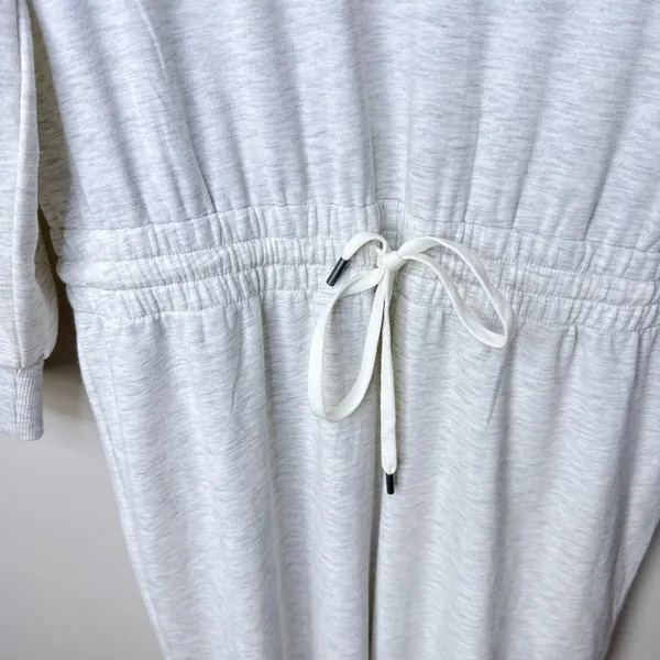 Calia by Carrie Underwood Soft Shawl Collar Jumpsuit Light Grey Heather‎ Large - Image 5